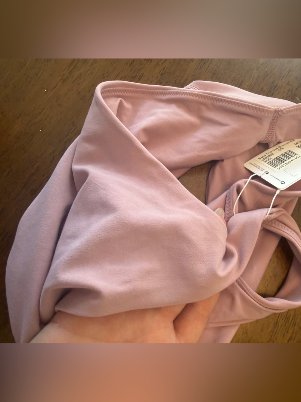lululemon athletica Bend This One-Shoulder Sports Bra in Dusty Rose S/M - Picture 5 of 11